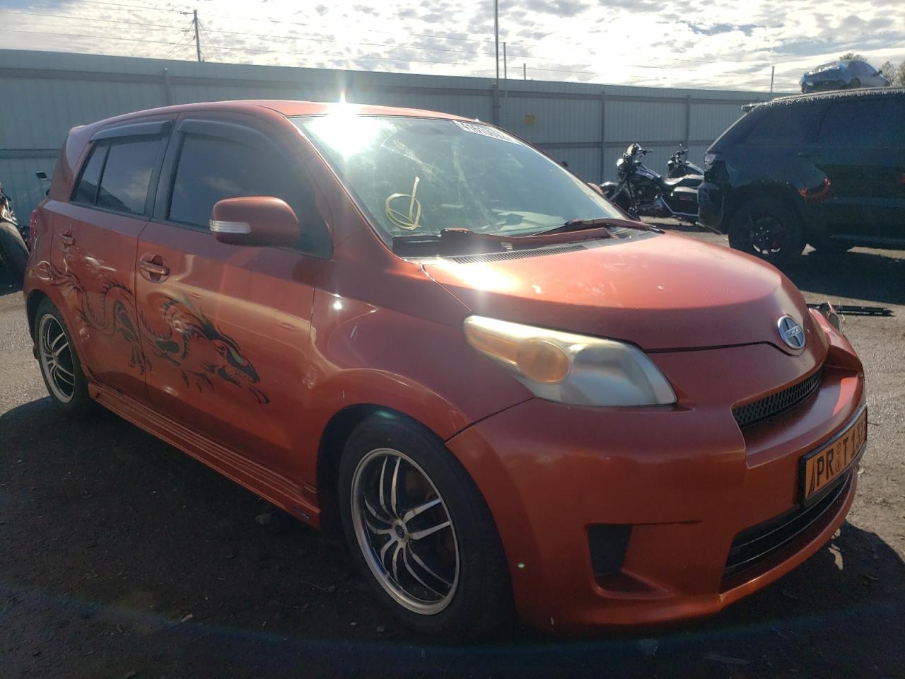TOYOTA SCION 2008 with VIN JTKKU10458J031720 - Photo from auction