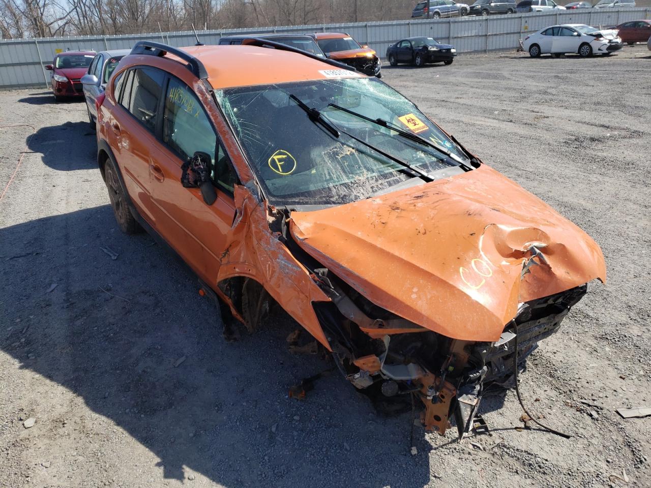 SUBARU XV CROSSTR 2013 with VIN JF2GPAWC5D2875667 - Photo from auction
