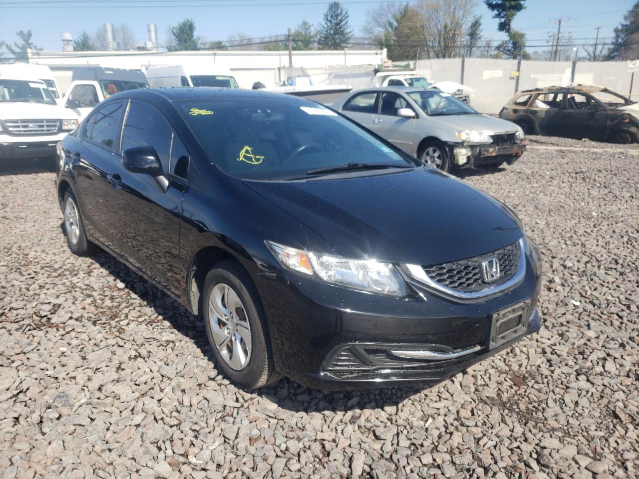 Photo 14 from auction – 2013 HONDA CIVIC LX with VIN 19XFB2F50DE260754