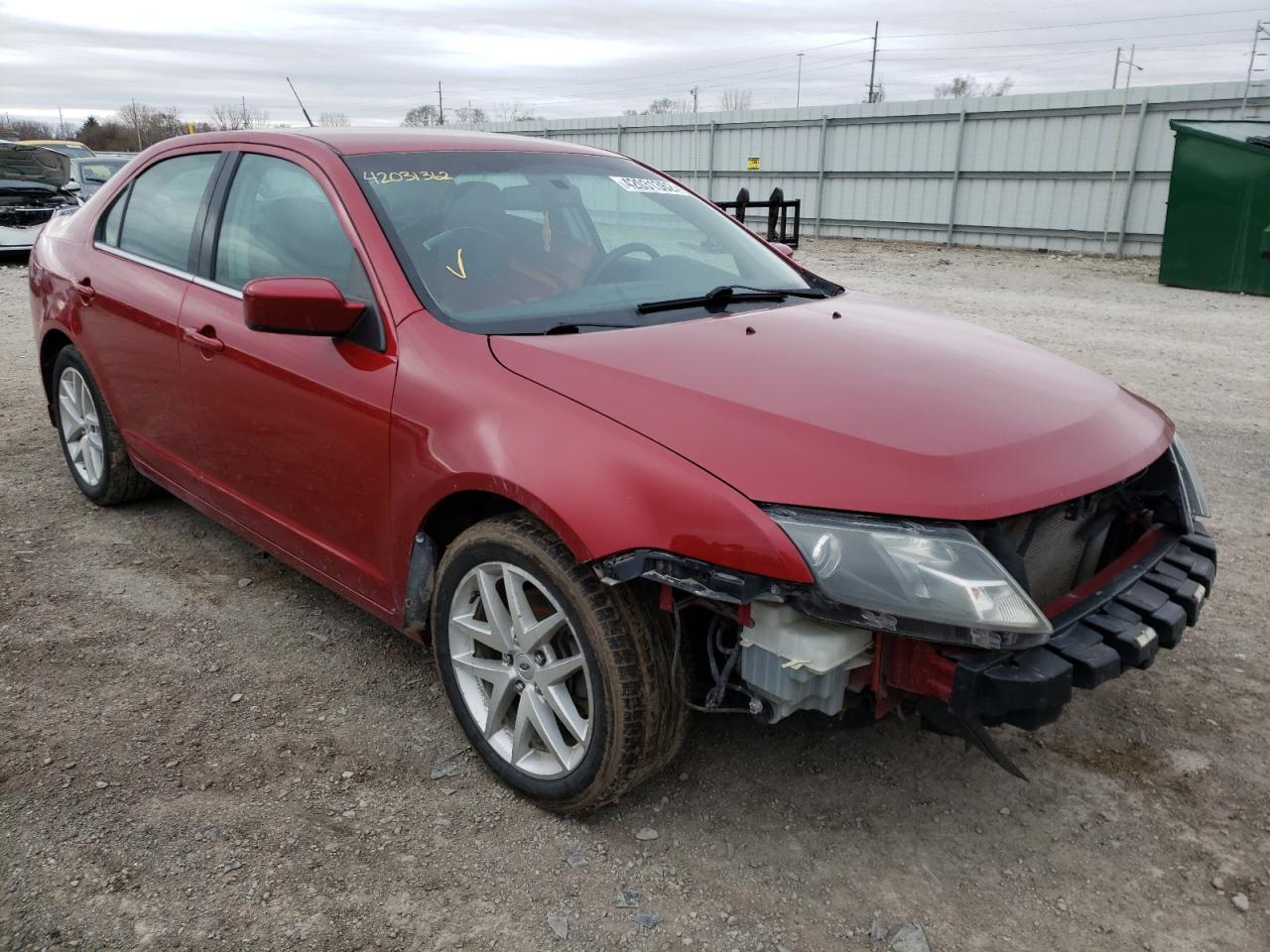 FORD FUSION SEL 2010 with VIN 3FAHP0JA2AR355247 - Photo from auction