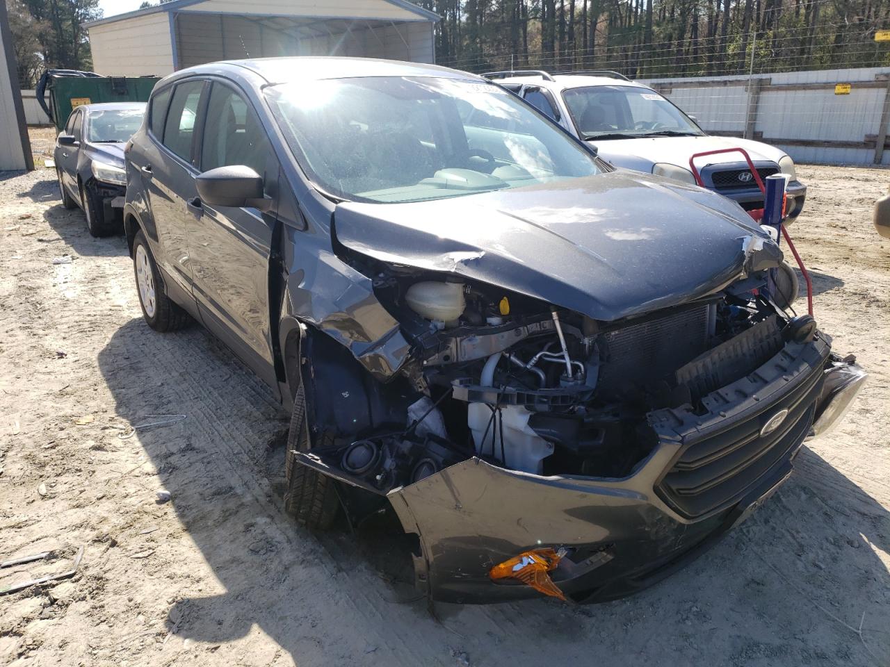 FORD ESCAPE S 2019 with VIN 1FMCU0F74KUA67861 - Photo from auction