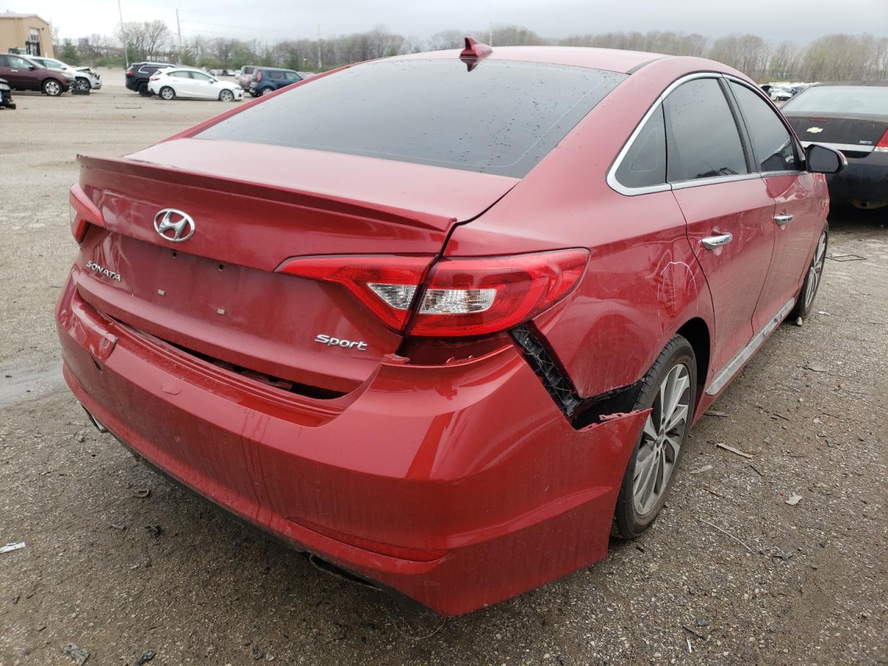 Photo 4 from auction – 2017 HYUNDAI SONATA SPO with VIN 5NPE34AF5HH540286
