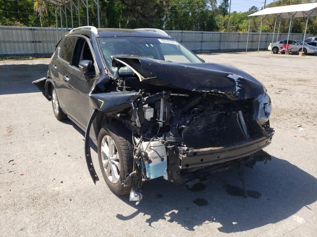 NISSAN ROGUE S 2015 with VIN KNMAT2MV9FP558152 - Photo from auction