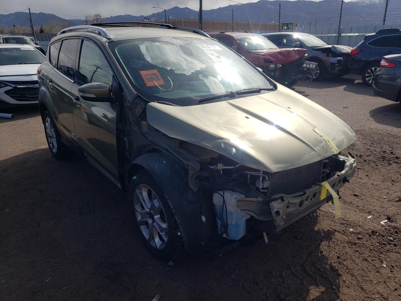 FORD ESCAPE TIT 2014 with VIN 1FMCU9J98EUB30428 - Photo from auction