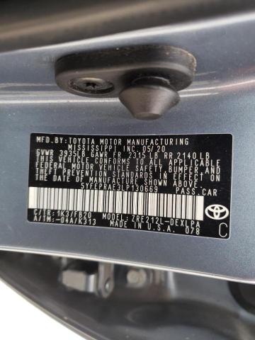 Photo 10 from auction – 2020 TOYOTA COROLLA LE with VIN 5YFEPRAE3LP130669