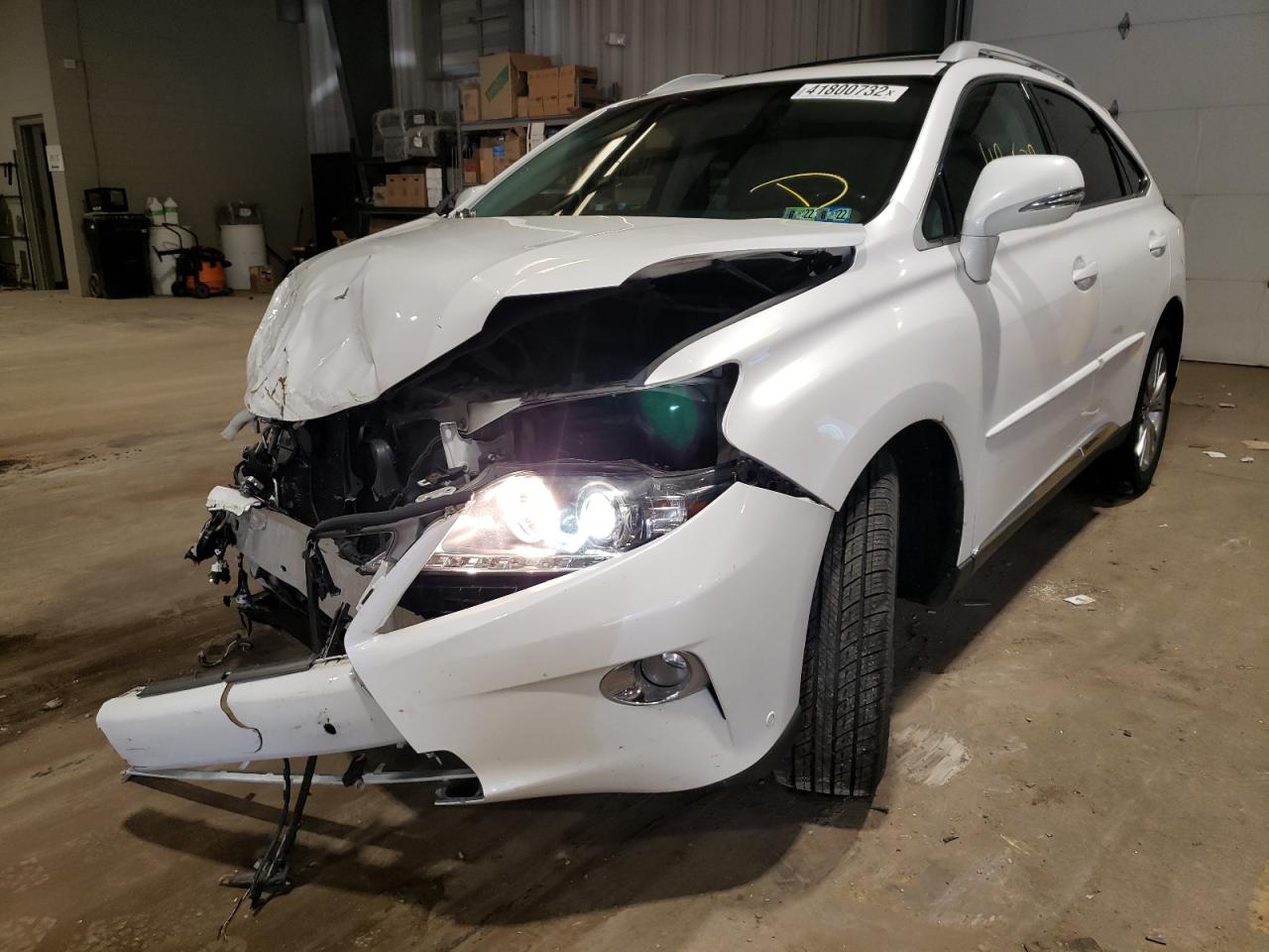 Photo 2 from auction – 2013 LEXUS RX 350 BAS with VIN 2T2BK1BA8DC182522