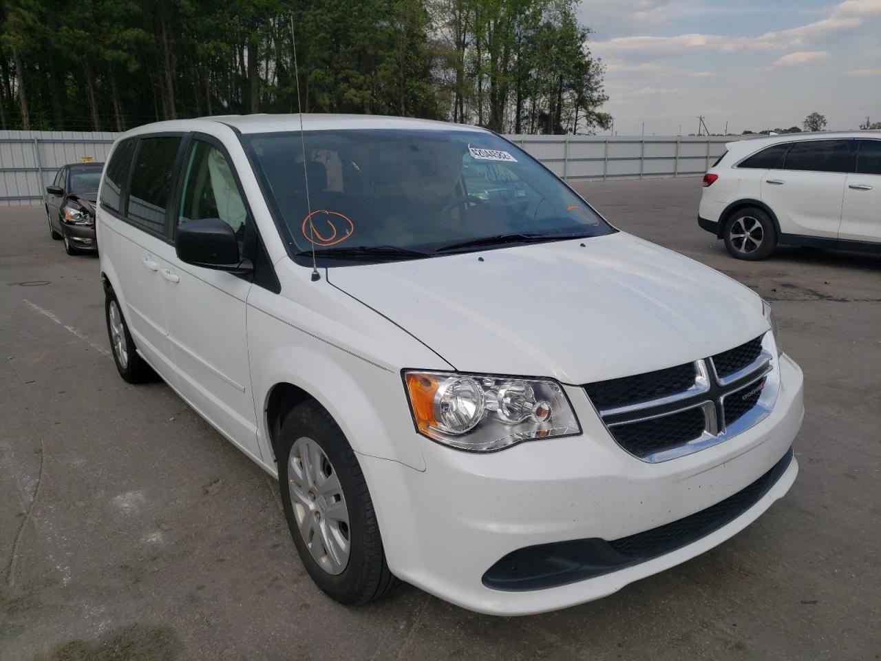DODGE GRAND CARA 2016 with VIN 2C4RDGBG1GR182001 - Photo from auction