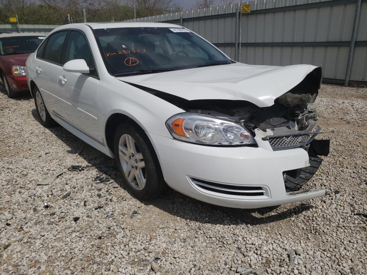 CHEVROLET IMPALA LT 2012 with VIN 2G1WG5E38C1284257 - Photo from auction