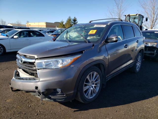 Photo 2 from auction – 2015 TOYOTA HIGHLANDER with VIN 5TDJKRFH6FS206641