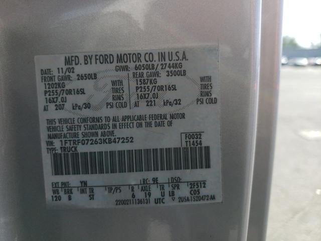 صورة رقم 10 من المزاد - 2011 FORD F-150 مع VIN 1FTRF07263KB47252