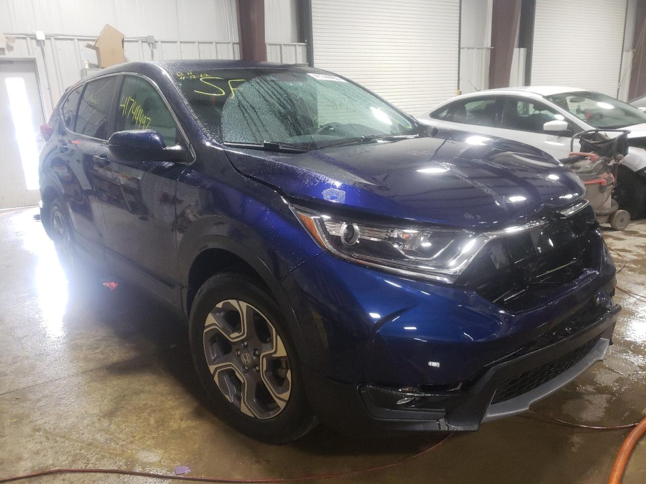 HONDA CR-V EX 2019 with VIN 7FARW2H58KE041731 - Photo from auction