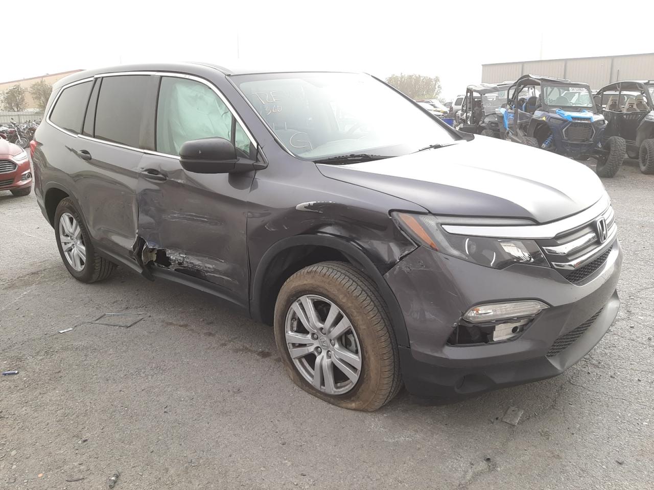 Photo 9 from auction – 2017 HONDA PILOT LX with VIN 5FNYF5H1XHB034374