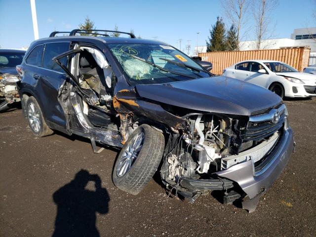 TOYOTA HIGHLANDER 2015 with VIN 5TDJKRFH6FS206641 - Photo from auction