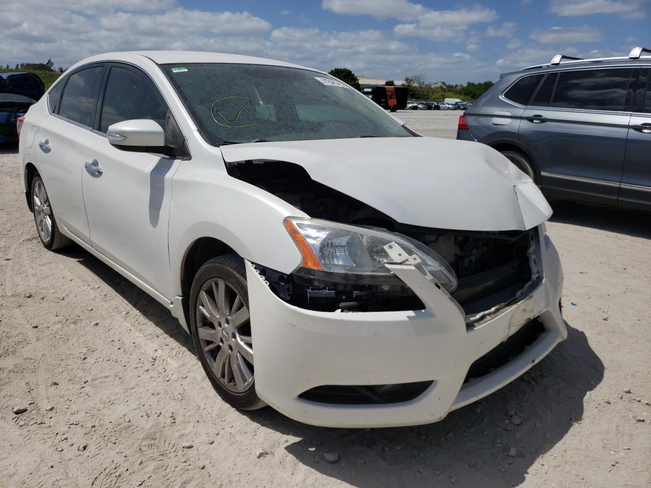 Photo 1 from auction – 2013 NISSAN SENTRA S with VIN 3N1AB7AP3DL698280