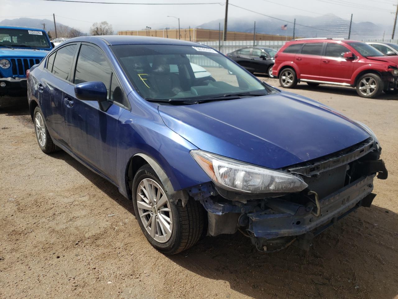 SUBARU IMPREZA PR 2017 with VIN 4S3GKAB61H3623623 - Photo from auction