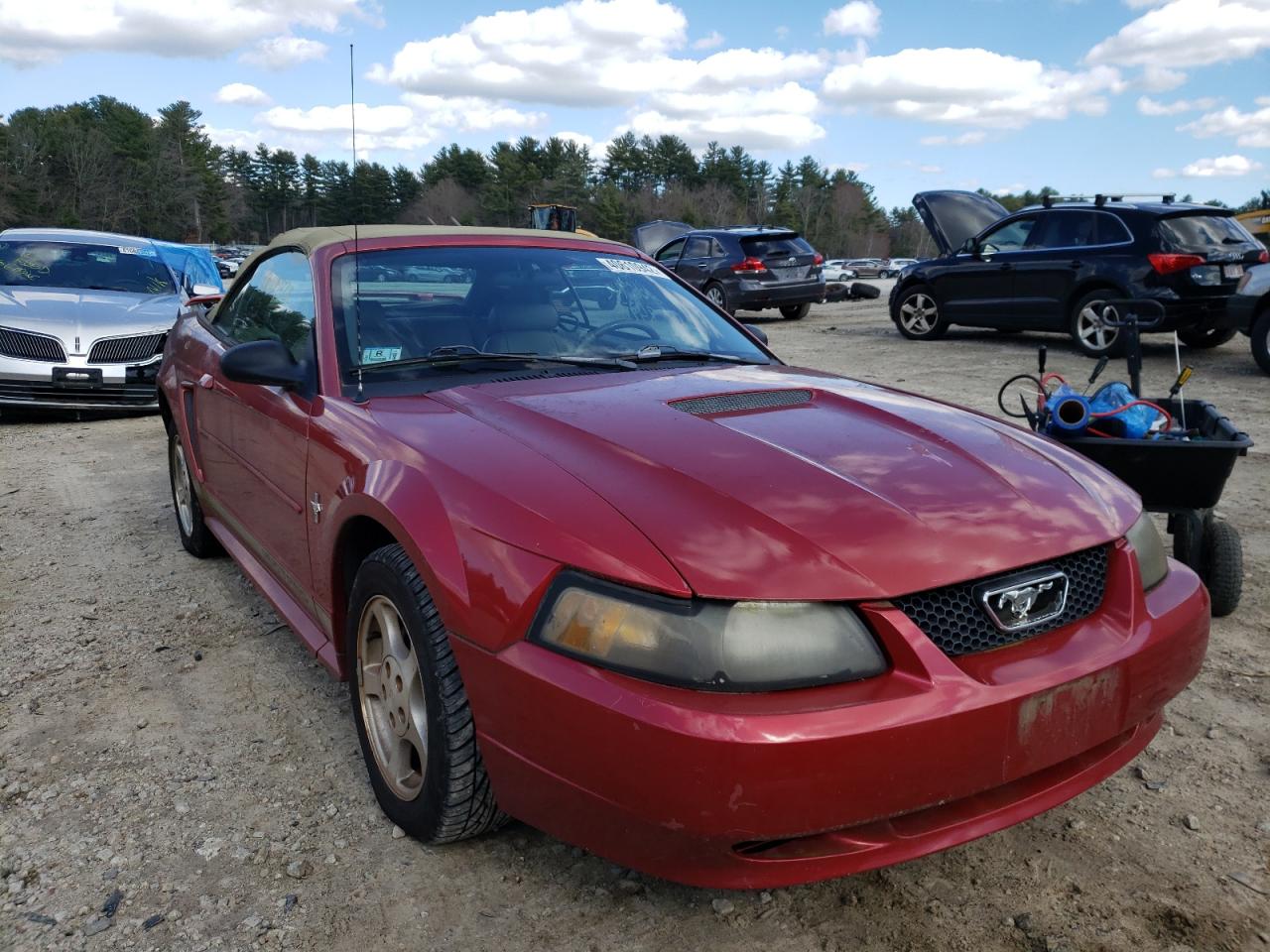 FORD MUSTANG 2002 with VIN 1FAFP44442F114681 - Photo from auction