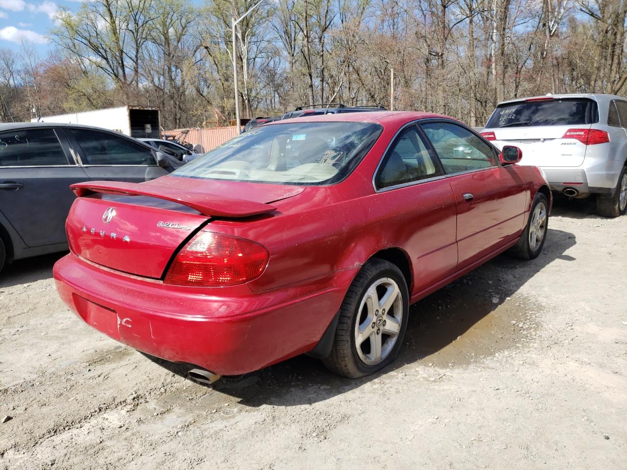 Photo 4 from auction – 2001 ACURA 3.2CL TYPE with VIN 19UYA42741A027877