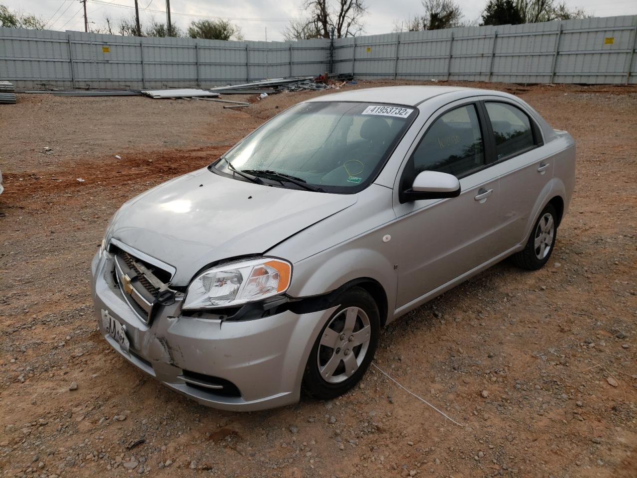 Photo 2 from auction – 2008 CHEVROLET AVEO BASE with VIN KL1TD56628B040663