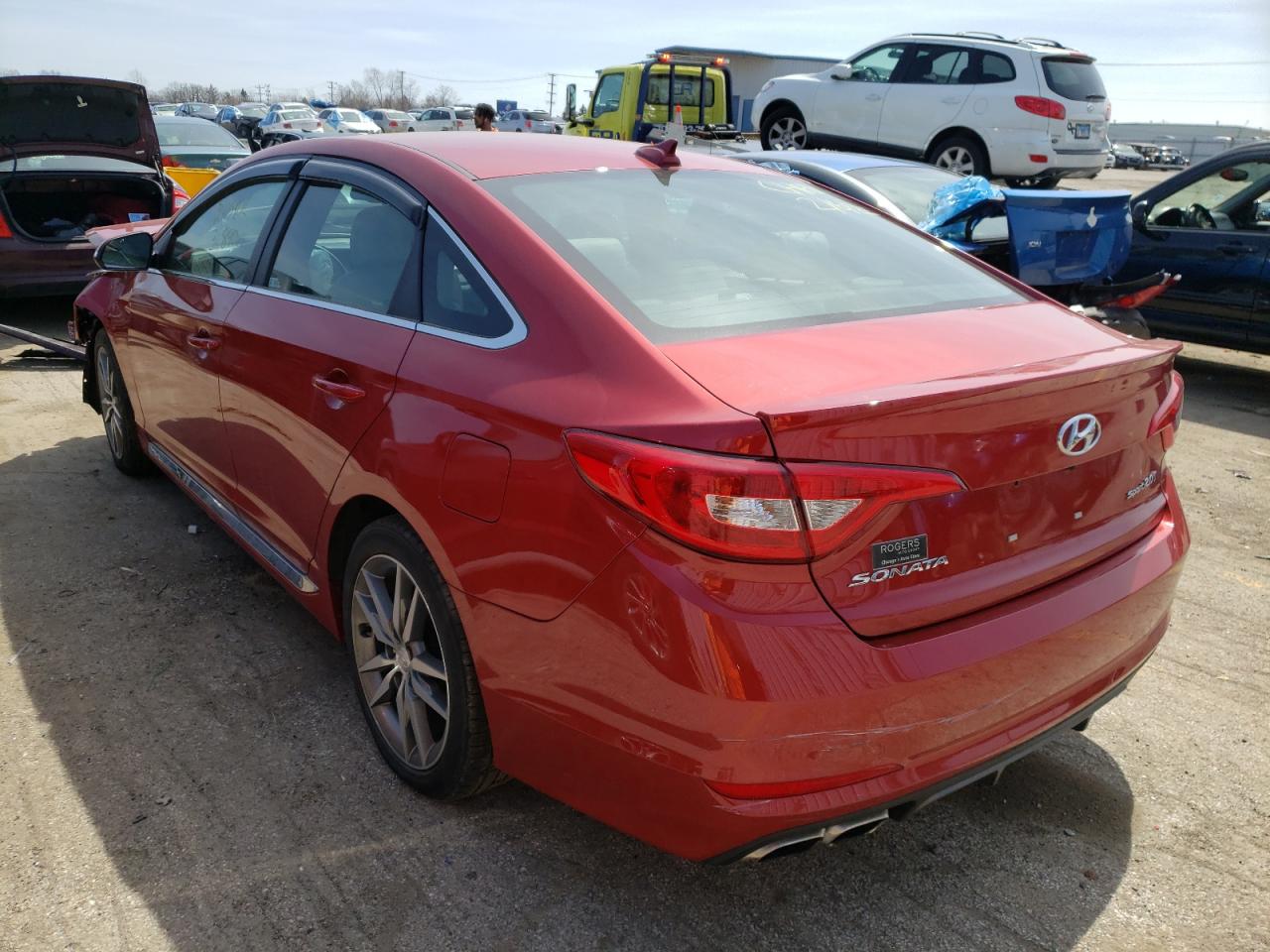 Photo 3 from auction – 2017 HYUNDAI SONATA with VIN 5NPE34AB7HH575070
