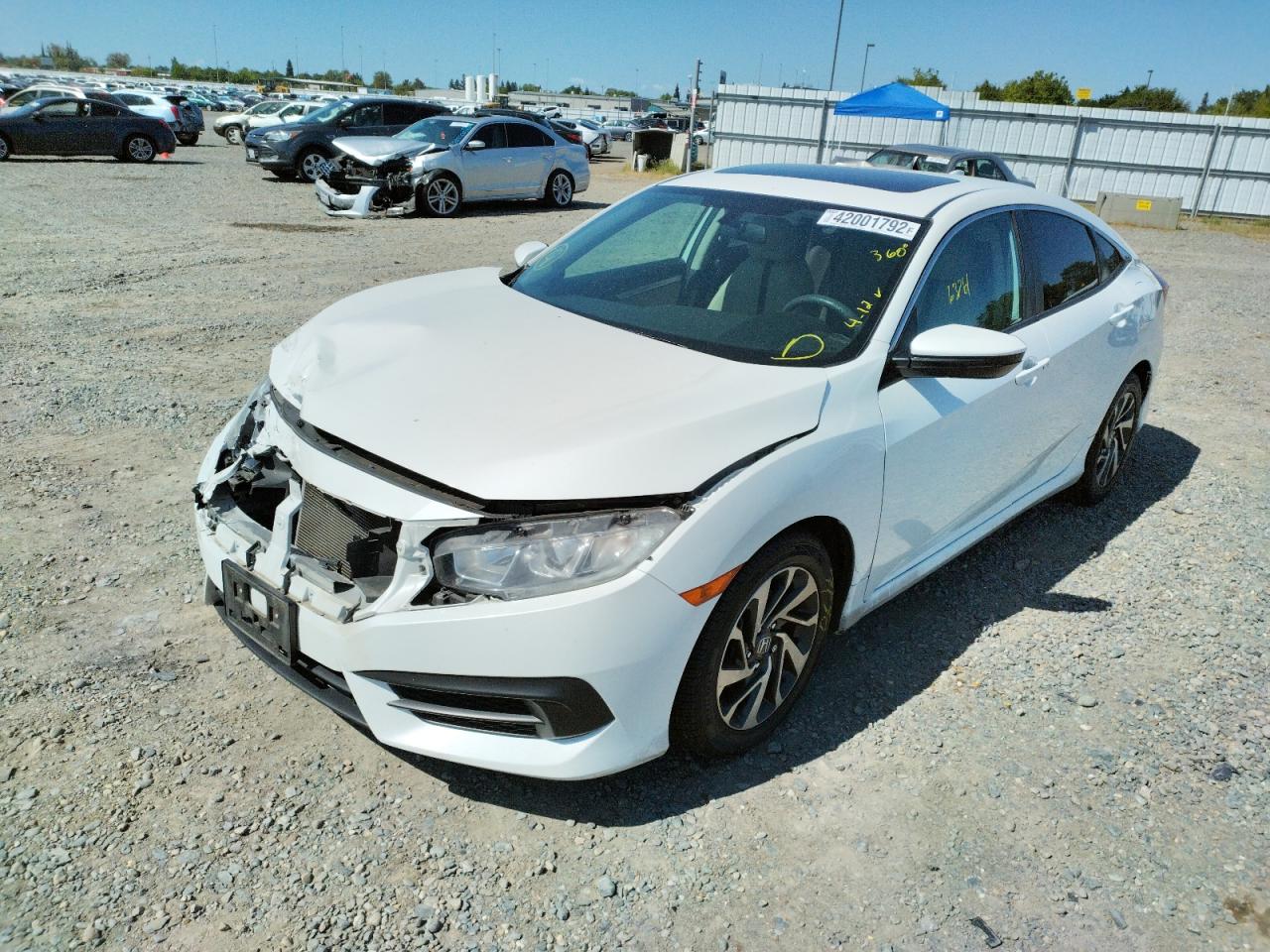 Photo 2 from auction – 2017 HONDA CIVIC EX with VIN 19XFC2F72HE220065