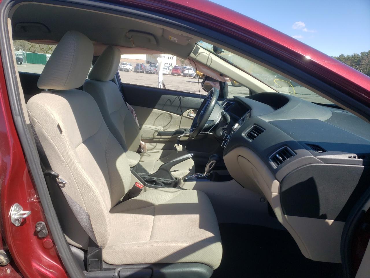 Photo 5 from auction – 2013 HONDA CIVIC LX with VIN 2HGFB2F5XDH549503