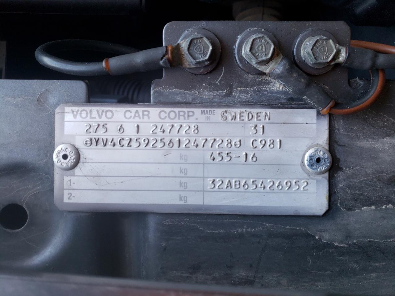 Photo 10 from auction – 2006 VOLVO XC90 with VIN YV4CZ592561247728