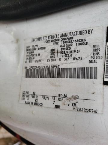 Photo 10 from auction – 2000 FORD F450 SUPER with VIN 3FDXF46F7YMA18967