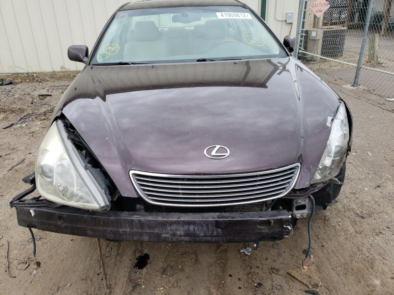 Photo 9 from auction – 2005 LEXUS ES 330 with VIN JTHBA30G055068960