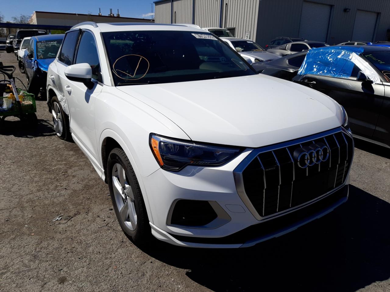 AUDI Q3 PREMIUM 2021 with VIN WA1AUCF30M1097495 - Photo from auction