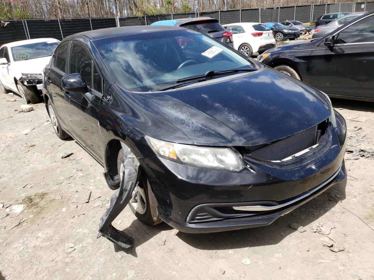 Photo 1 from auction – 2013 HONDA CIVIC LX with VIN 2HGFB2F54DH526430