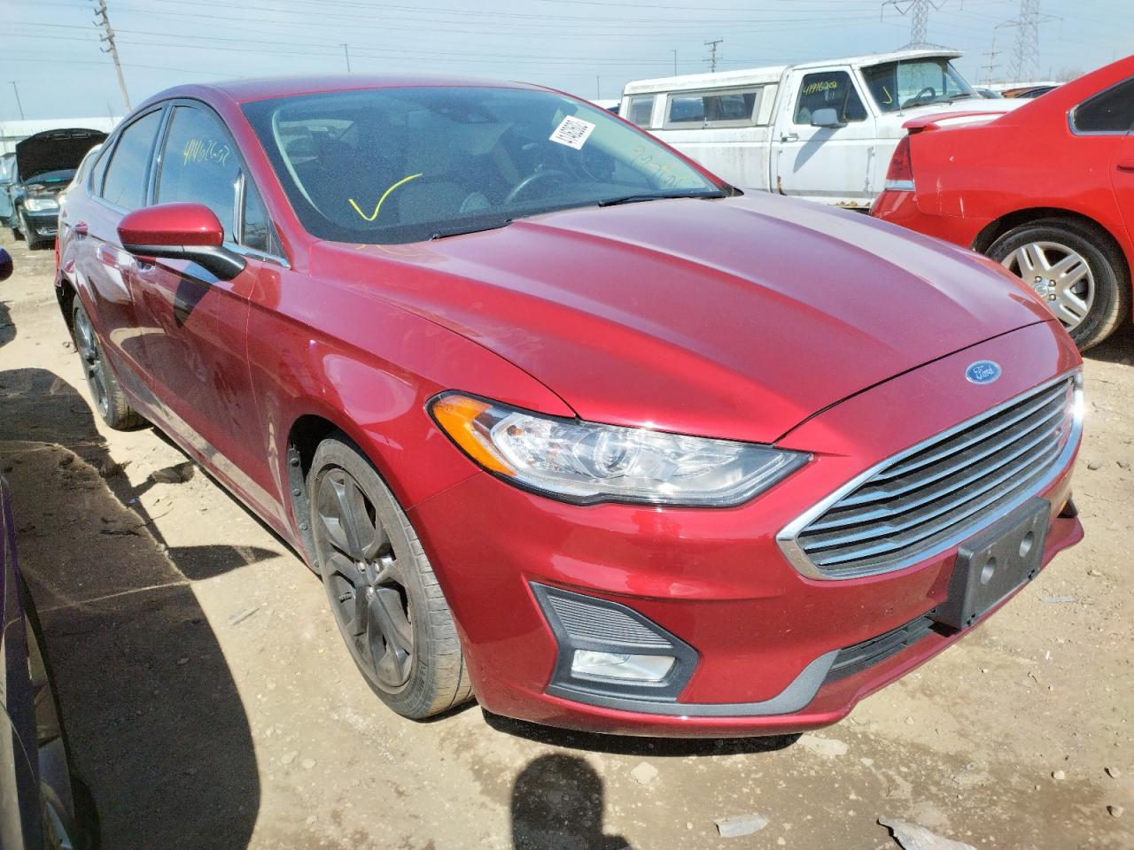 Photo 1 from auction – 2019 FORD FUSION SE with VIN 3FA6P0HD0KR129426
