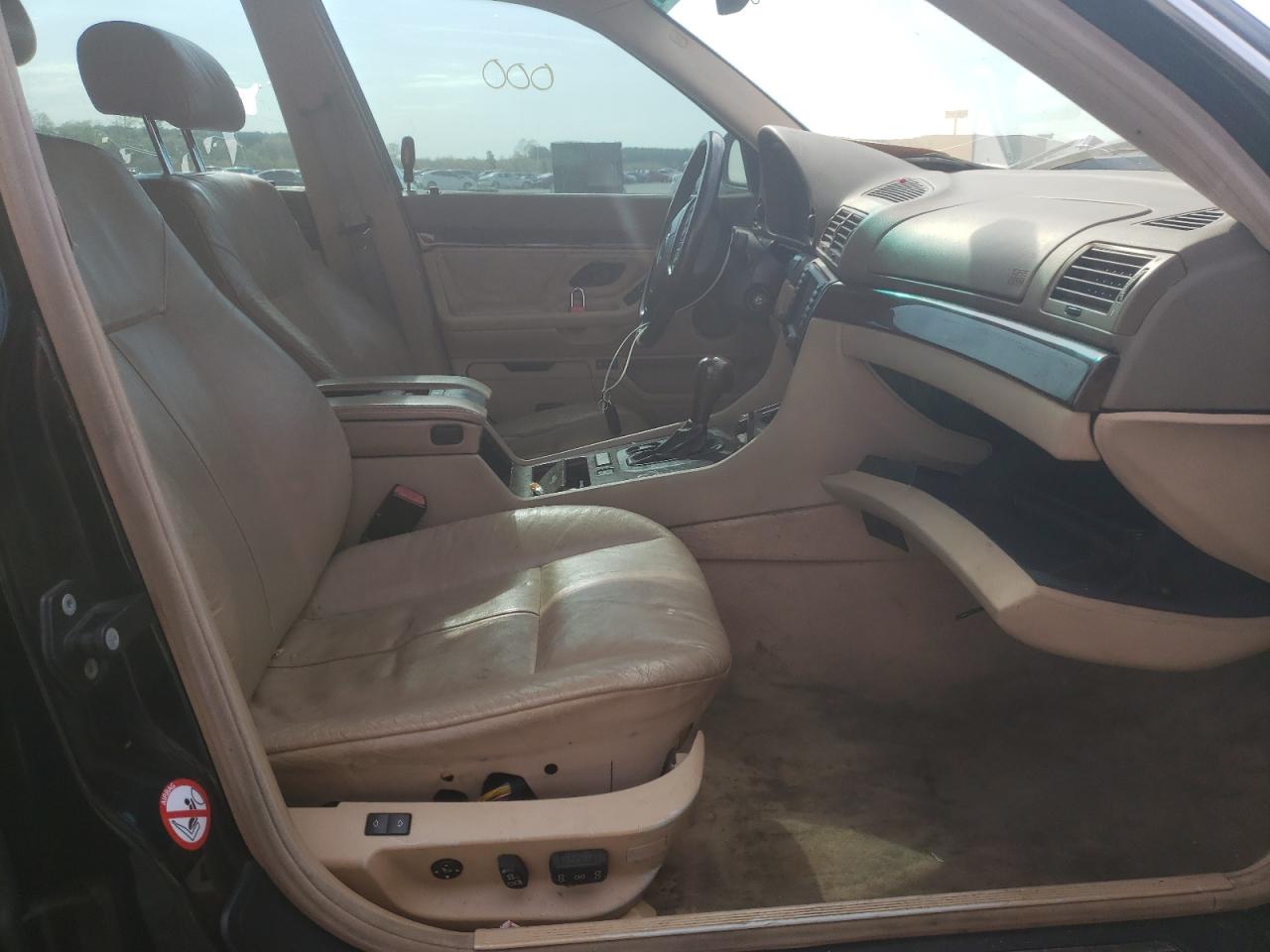 Photo 5 from auction – 2001 BMW 740 IL with VIN WBAGH83491DP25270