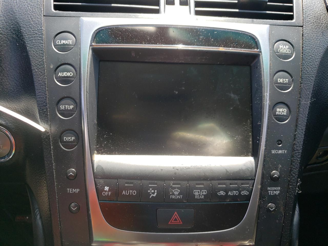 Photo 9 from auction – 2010 LEXUS GS 350 with VIN JTHBE1KS3A0049322