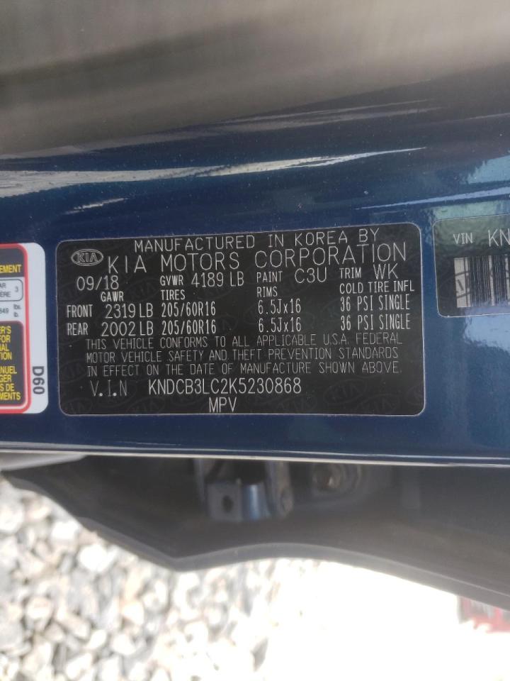 Photo 10 from auction – 2019 KIA NIRO FE with VIN KNDCB3LC2K5230868