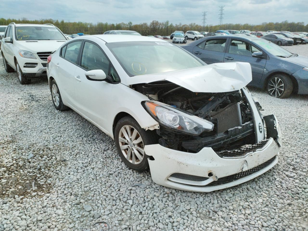 KIA FORTE LX 2015 with VIN KNAFX4A62F5275314 - Photo from auction