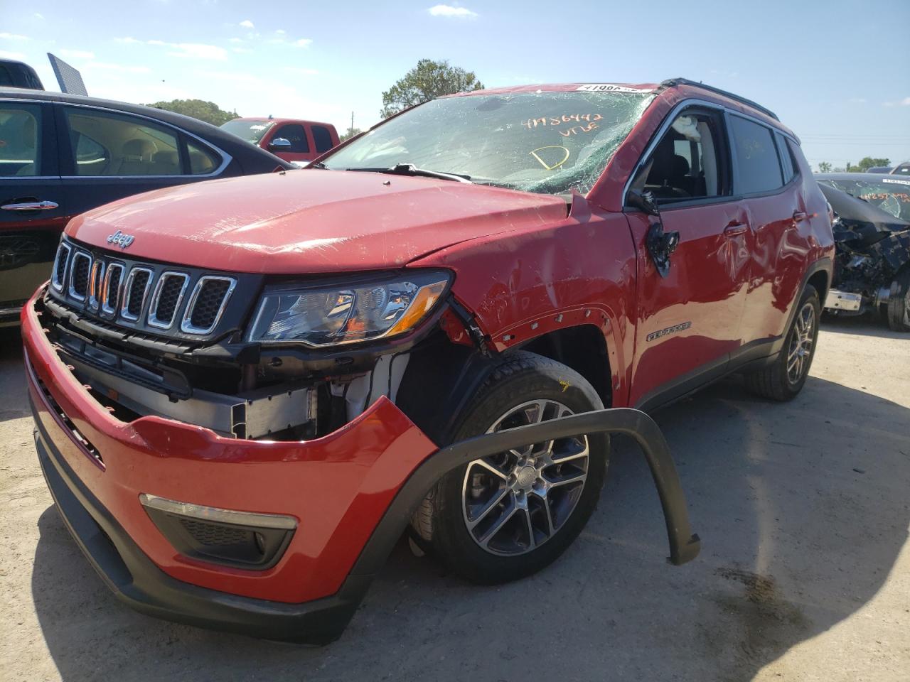 Photo 2 from auction – 2020 JEEP COMPASS LA with VIN 3C4NJCBB0LT154797