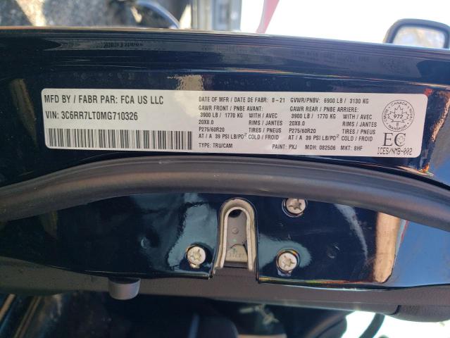 Photo 10 from auction – 2021 RAM 1500 CLASS with VIN 3C6RR7LT0MG710326