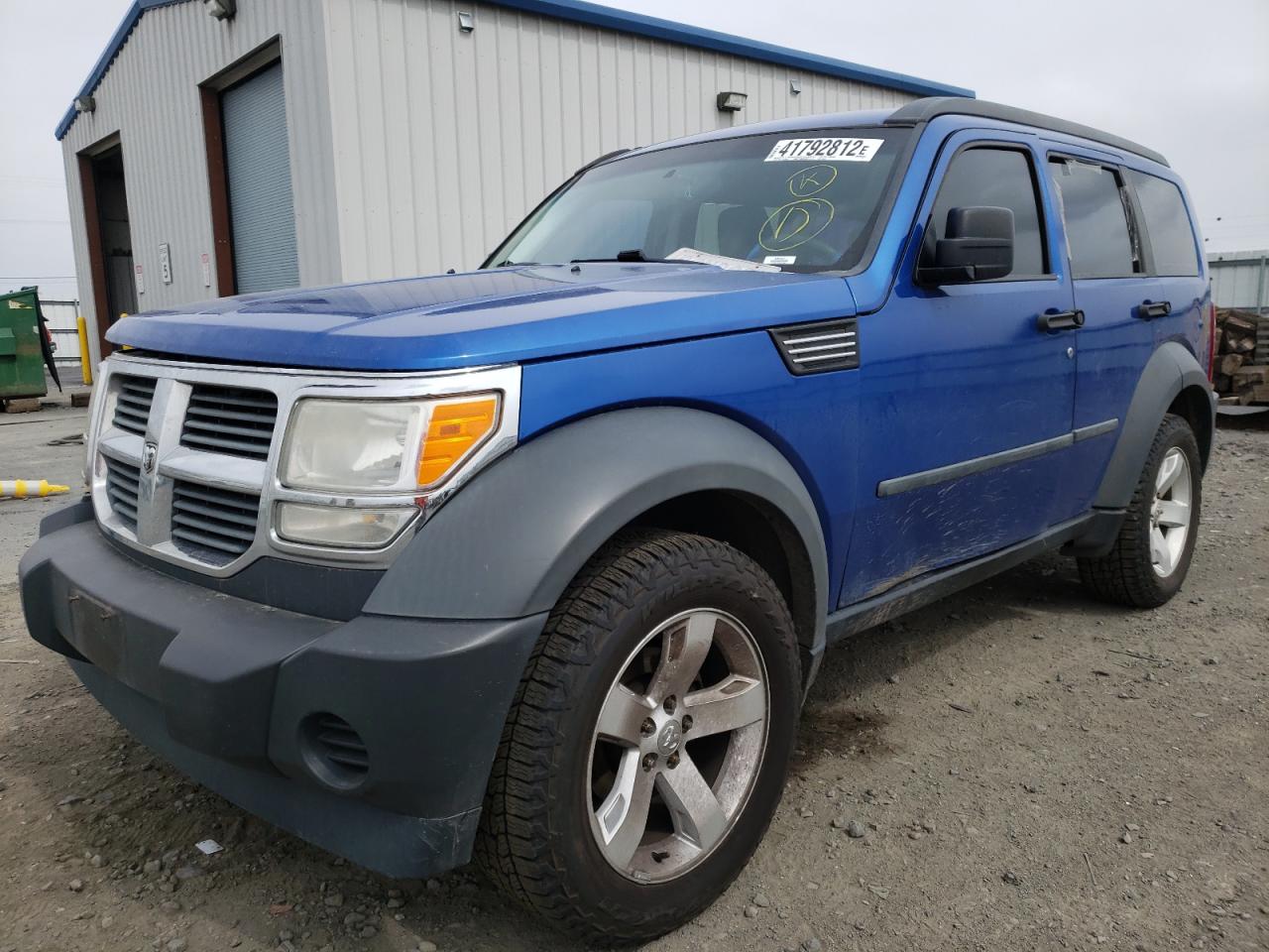 Photo 2 from auction – 2007 DODGE NITRO SXT with VIN 1D8GU28K77W601922
