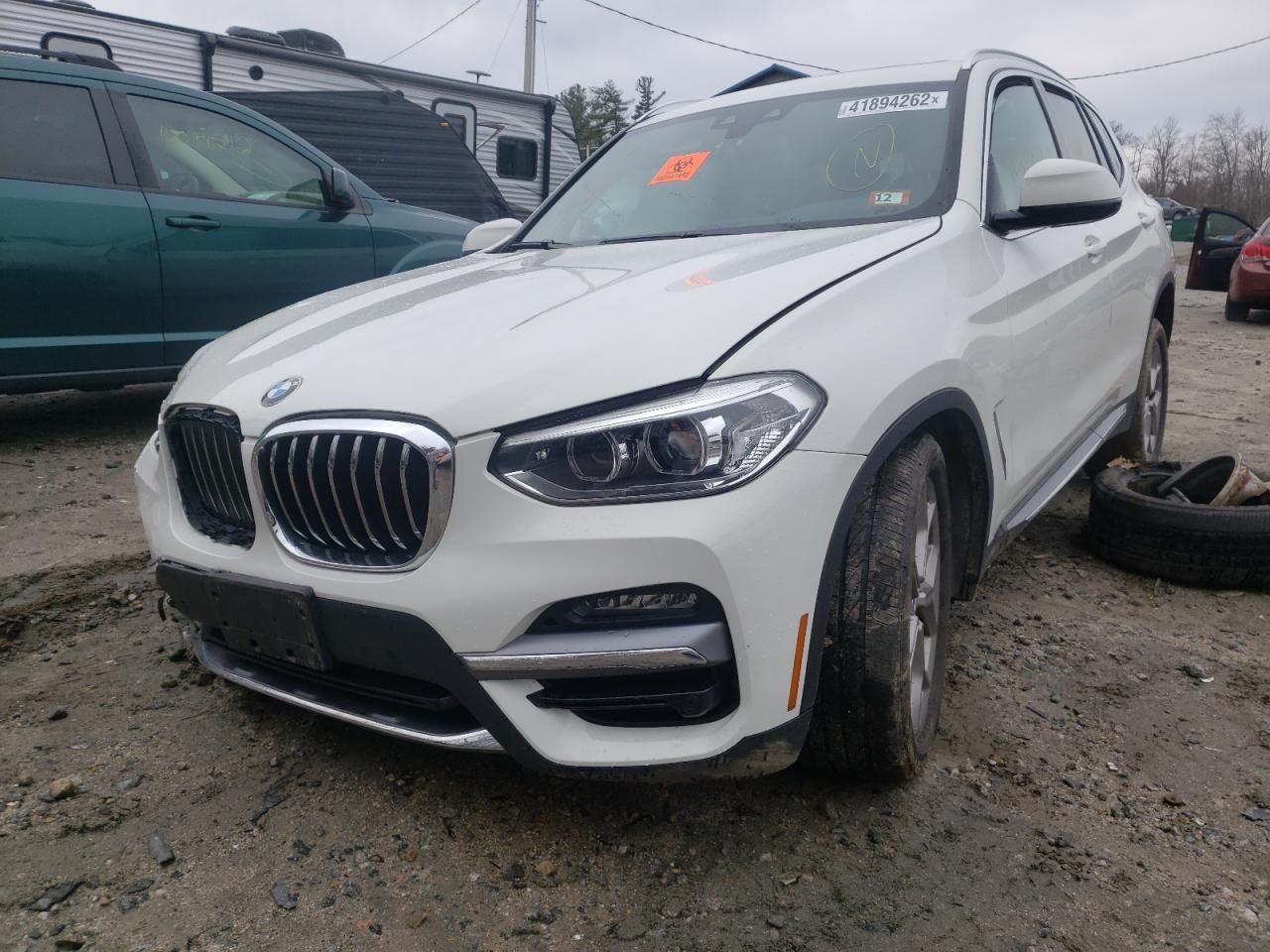 Photo 2 from auction – 2020 BMW X3 XDRIVE3 with VIN 5UXTY5C01L9C42182