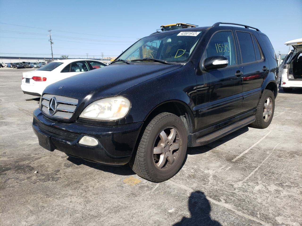 Photo 2 from auction – 2003 MERCEDES-BENZ ML-CLASS with VIN 4JGAB57E54A490699