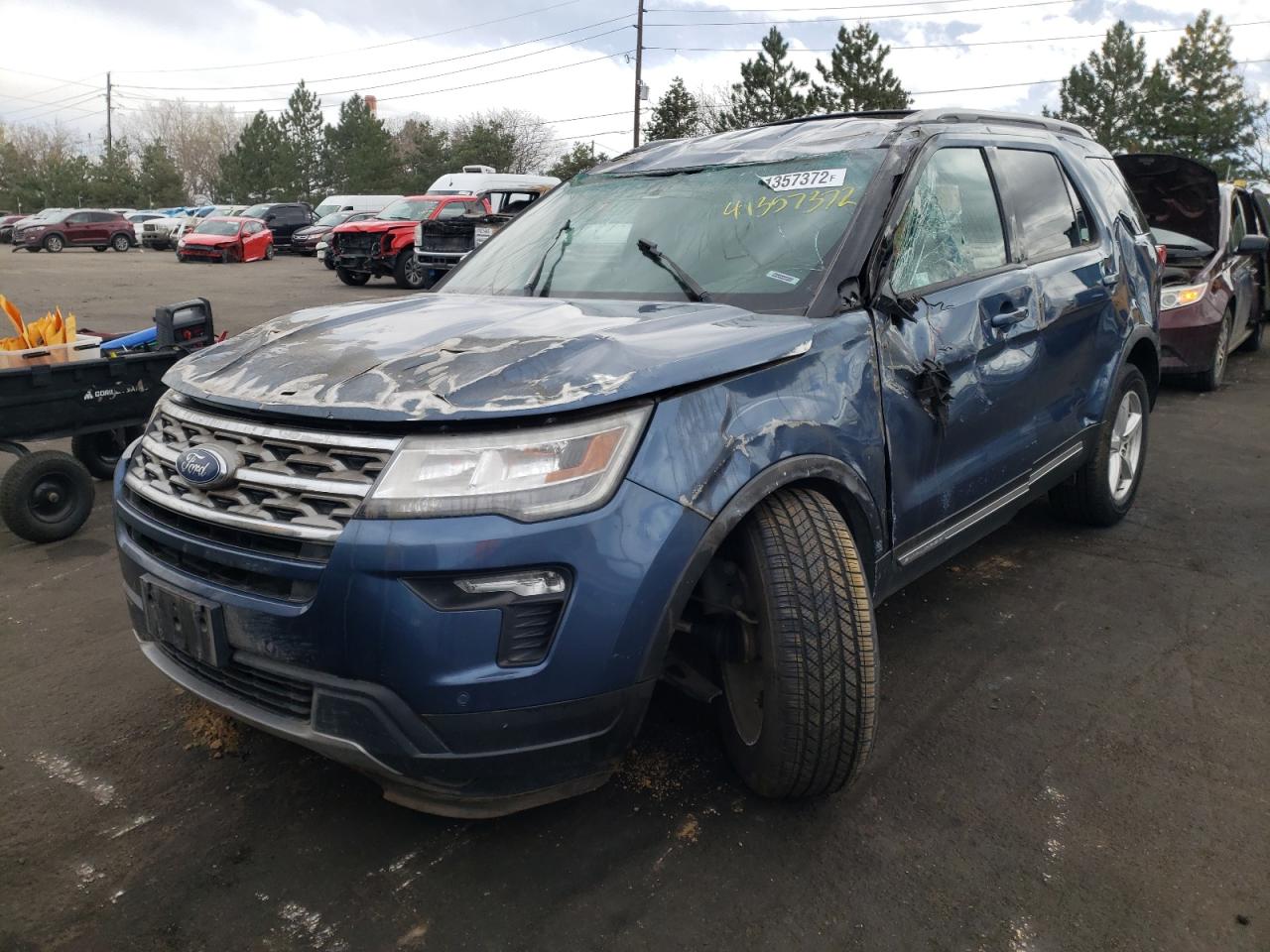 Photo 2 from auction – 2018 FORD EXPLORER X with VIN 1FM5K7DH1JGB85656