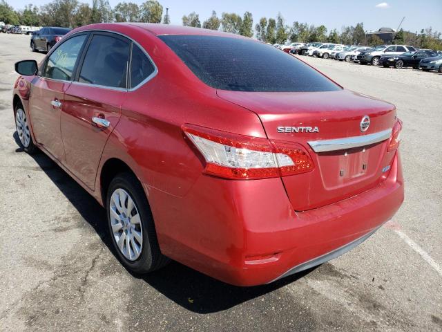Photo 3 from auction – 2014 NISSAN SENTRA S with VIN 3N1AB7AP3EL693520