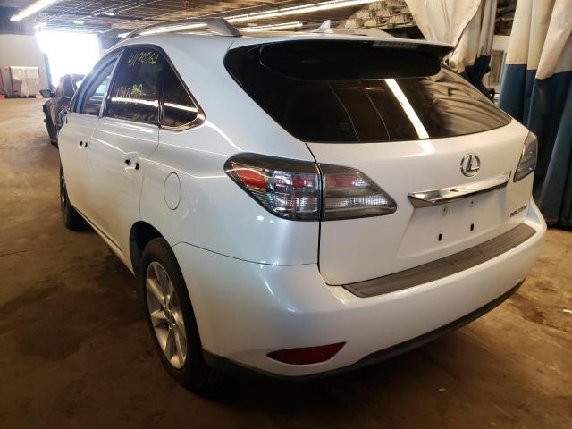 Photo 3 from auction – 2011 LEXUS RX 350 with VIN JTJZK1BA4B2004537