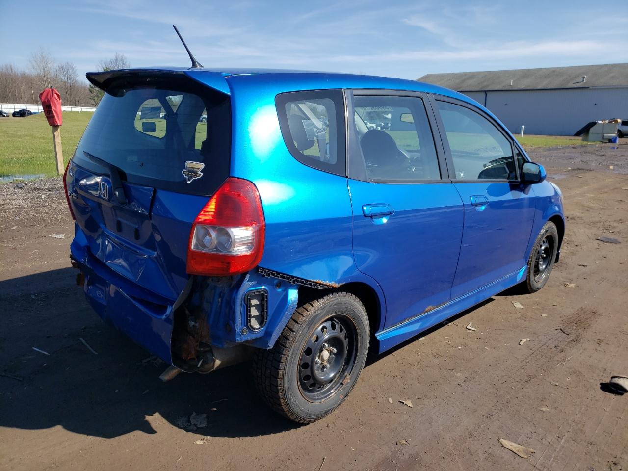 Photo 4 from auction – 2007 HONDA FIT S with VIN JHMGD37657S002936