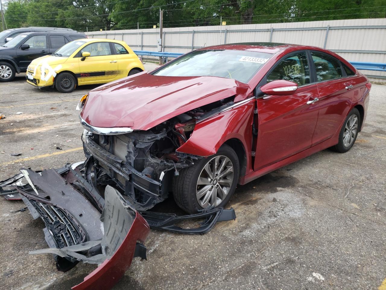 Photo 2 from auction – 2014 HYUNDAI SONATA SE with VIN 5NPEC4AC9EH886777