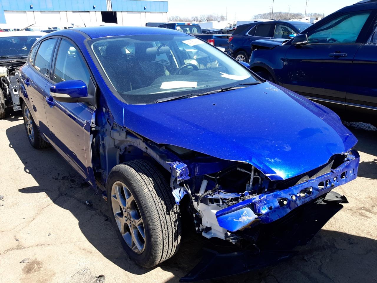 FORD FOCUS SE 2013 with VIN 1FADP3K24DL147381 - Photo from auction