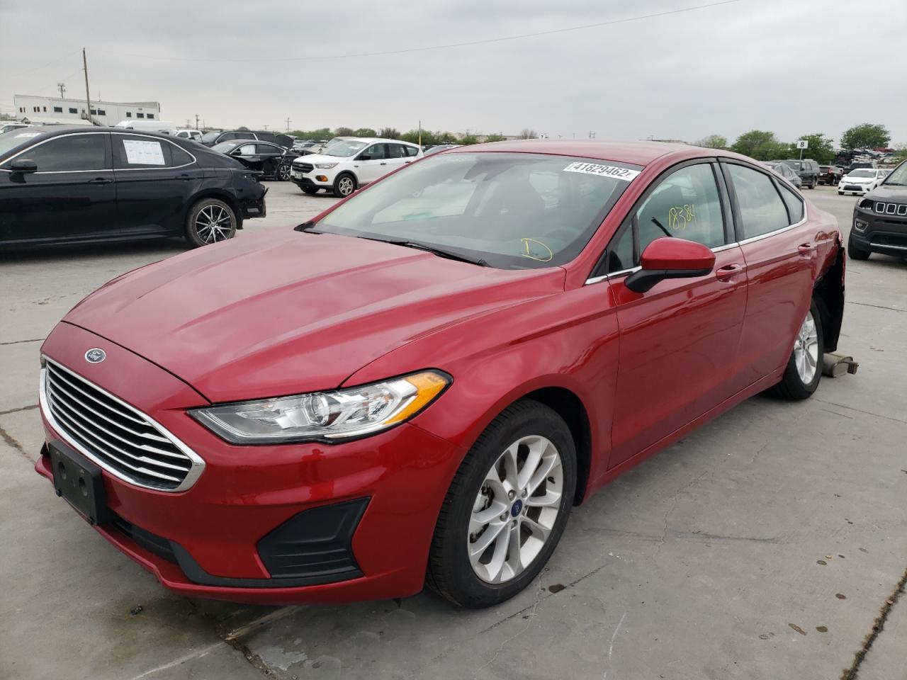 Photo 2 from auction – 2020 FORD FUSION SE with VIN 3FA6P0HD5LR112624