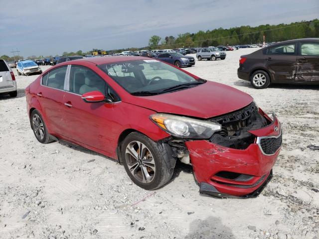 KIA FORTE EX 2014 with VIN KNAFX4A8XE5106948 - Photo from auction