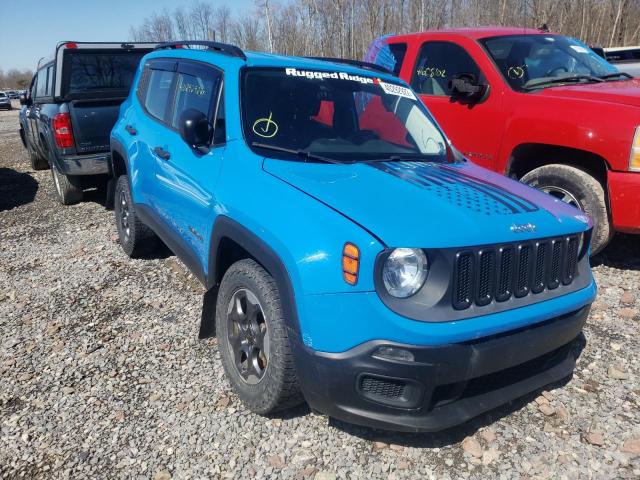 JEEP RENEGADE S 2015 with VIN ZACCJBAH3FPB94875 - Photo from auction