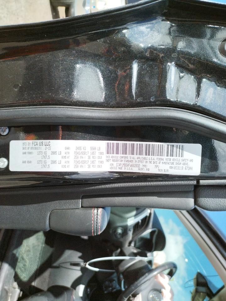 Photo 10 from auction – 2015 JEEP CHEROKEE T with VIN 1C4PJMBS0FW662832